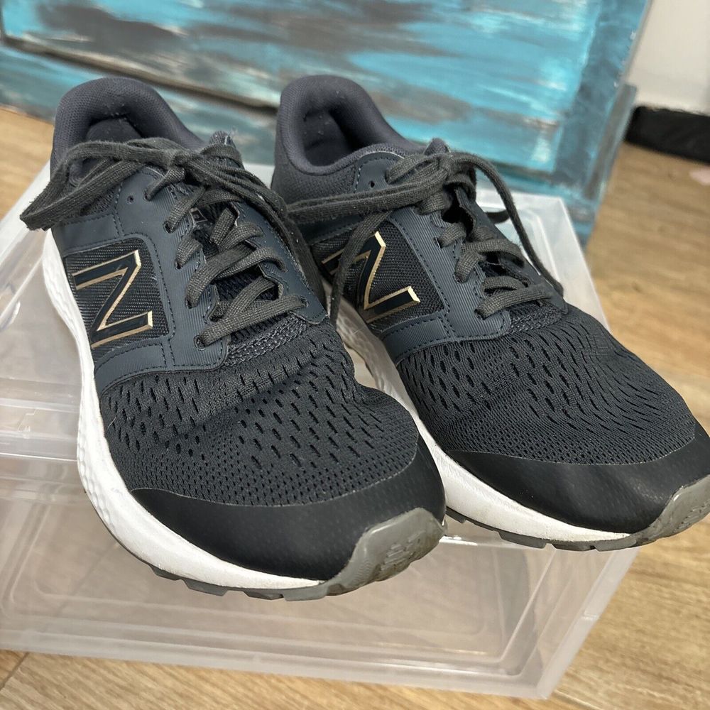 New Balance Womens 520 V2 W520LG5 Dark Grey/black Running Shoes Sneakers Size 10